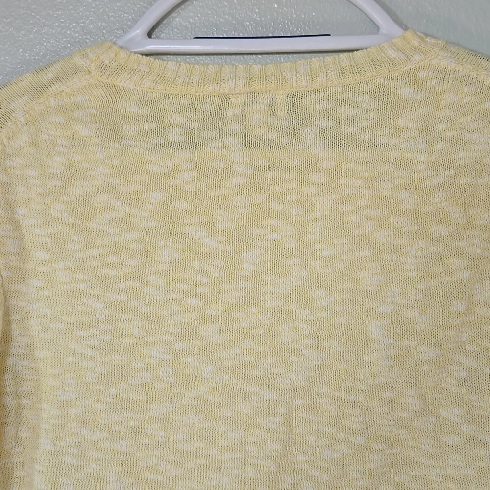 J. Crew | Butter Yellow Crew Neck Light Sweater Size XS